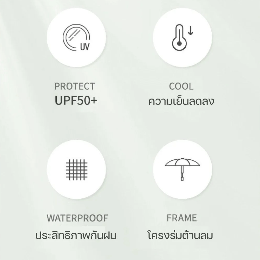 ร่มกันฝน THAI SUN SPORT รุ่น SSR0038BU สีน้ำเงิน